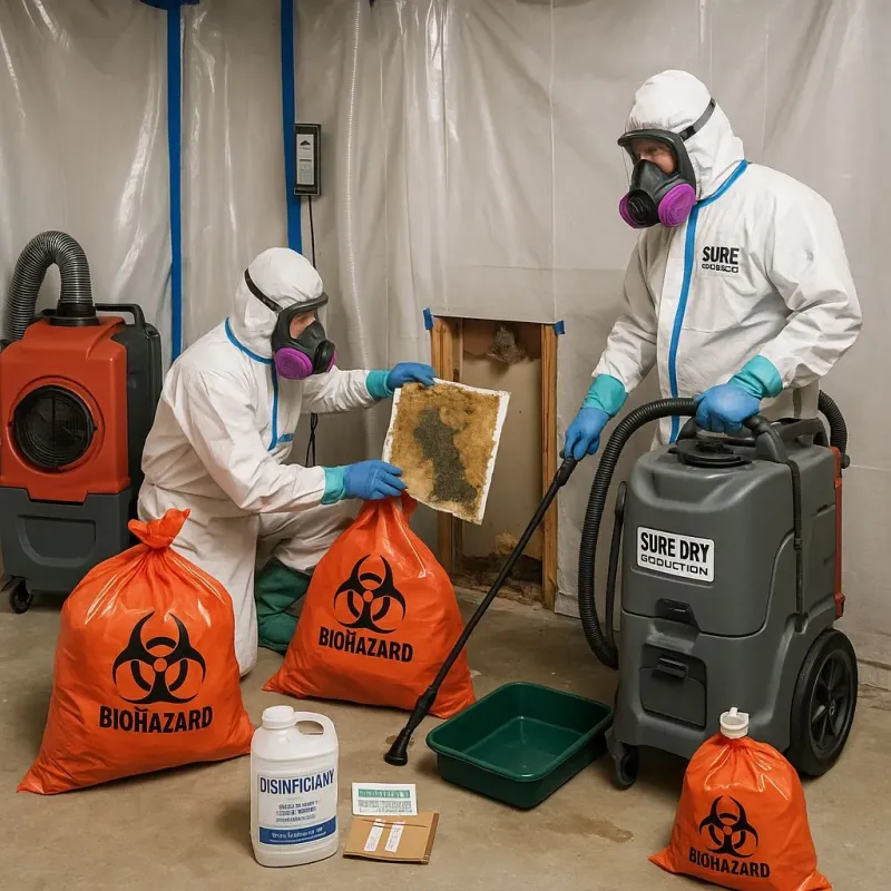 Contaminated Water Handling Protocols process in Clinton County, IL