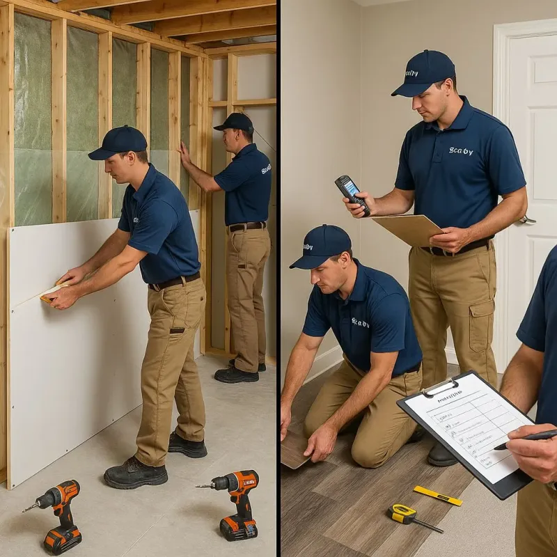 Repairs and Reconstruction process in Clinton County, IL